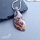 Butterfly Wing pendant made of jasper, Pendant, Moscow,  Фото №1