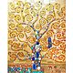 Árbol de la felicidad (árbol de la Vida de Klimt). El PÁJARO azul de la FELICIDAD, Pictures, St. Petersburg,  Фото №1