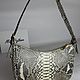 Bolsa de piel de serpiente pitón. Crossbody bag. ulijana-zijangirova. My Livemaster. Фото №8
