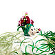 Игрушки ручной работы. Орхидея! Коллекция "Цветочные Ёжики!". Мягкие игрушки. О.Vishnya (вышивка, бисер, вязание). Ярмарка Мастеров.  Фото №4