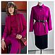 Винтаж: Люкс! Жакет цвета фуксии. ST. Emile. Пиджаки винтажные. Vintagevibes. Интернет-магазин Ярмарка Мастеров.  Фото №2