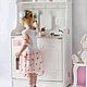 Children's play kitchen wooden with light in the oven. Doll furniture. Big Little House. Ярмарка Мастеров.  Фото №5