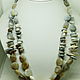 Misty Shore beads (agate, chalcedony) 57-61 cm. Beads2. Selberiya shop. My Livemaster. Фото №6
