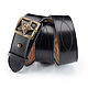 Leather men's belt 'Kombat' (black), Straps, St. Petersburg,  Фото №1