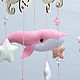 Sea mobile for girls with whales and stars. Toys for cribs. fetr-land (fetr-land). Online shopping on My Livemaster.  Фото №2