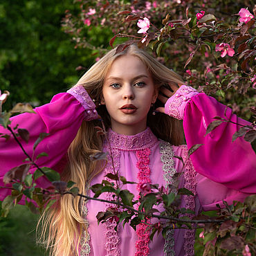 Одежда ручной работы. Ярмарка Мастеров - ручная работа Платья: Diamond Rose. Handmade.