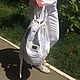 Denim Pocket White backpack. Backpacks. bRucksack. My Livemaster. Фото №5