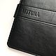 Black genuine leather cover for Notepad on rings. Notebooks. MiTonA. My Livemaster. Фото №6