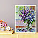 Order Oil painting lilac 'Gentle Lilac'. Svetlana Samsonova. Livemaster. . Pictures Фото №3
