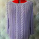 Sweater with a raised pattern. Sweaters. EVGENIA KOSS. My Livemaster. Фото №4