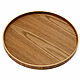 Order Wooden round medium tray. Breakfast. Art.2213. SiberianBirchBark (lukoshko70). Livemaster. . Trays Фото №3