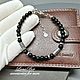 Браслет с агатом гематитом Удачный день. Браслет из бусин. accessories for men. Ярмарка Мастеров.  Фото №4