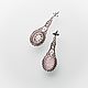 Order Pink ice. Rose quartz earrings in silver beads. Elena Potsepnya Jewelry. Livemaster. . Earrings Фото №3