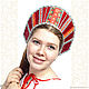 Slavic headpieces Asya. Kokoshnik. Irina. My Livemaster. Фото №5