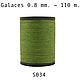 Нить для кожи плоская вощеная, полистер Galaces 034 толщина 0.8 mm, Нитки, Белгород,  Фото №1