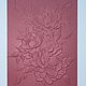"Колониальная роза" перл. темно-розовая бумага, Бумага для скрапбукинга, Москва,  Фото №1