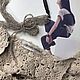 Винтаж: Платье на лето для пляжа вязаное крючком кремового цвета. Блузки винтажные. italvintag. Интернет-магазин Ярмарка Мастеров.  Фото №2