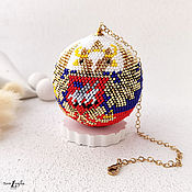 Сувениры и подарки handmade. Livemaster - original item Russia - souvenir bead ball. Handmade.