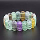Bracelet made of natural fluorite with cut. Bead bracelet. naturalkavni. Online shopping on My Livemaster.  Фото №2