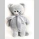 Плюшевый котик : Котик из плюшевой пряжи. Мягкие игрушки. Sunny_funny_gifts. Ярмарка Мастеров.  Фото №4