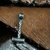Фен-шуй и эзотерика handmade. Livemaster - original item Lagertha`s Hammer amulet. Viking iron jewelry. Handmade.
