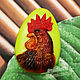 Souvenir handmade 'Rooster' Easter rooster gift original, Soap, Moscow,  Фото №1