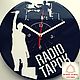 Clock from a radio TAPOK vinyl record, Vinyl Clocks, Kovrov,  Фото №1