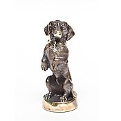 Для дома и интерьера handmade. Livemaster - original item Dachshund sculpture bronze. Handmade.