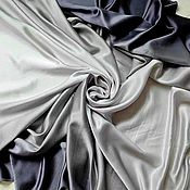 Материалы для творчества handmade. Livemaster - original item The remainder! natural silk, satin. Gradient. Handmade.