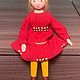 Эличка, кукла на ладони. Будуарная кукла. Людмила (Eva-Lu Doll). Ярмарка Мастеров.  Фото №6