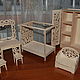 Doll furniture for Barbie dolls and doll-daughter. A set of 260 Procurement for decoupage and painting.
