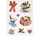 Paper stickers 'Christmas Goodies', 11 x 18 cm, Gift wrap, Moscow,  Фото №1