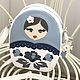 Сумка кожаная "МАТРЁШКА" небесно-голубая. Классическая сумка. VICTORIA's BAGS Виктория. Ярмарка Мастеров.  Фото №8