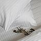 Bed linen made of stripe satin 400 tc - hotel line !. Bedding sets. Постельное. Felicia Home. Качество + Эстетика. Online shopping on My Livemaster.  Фото №2