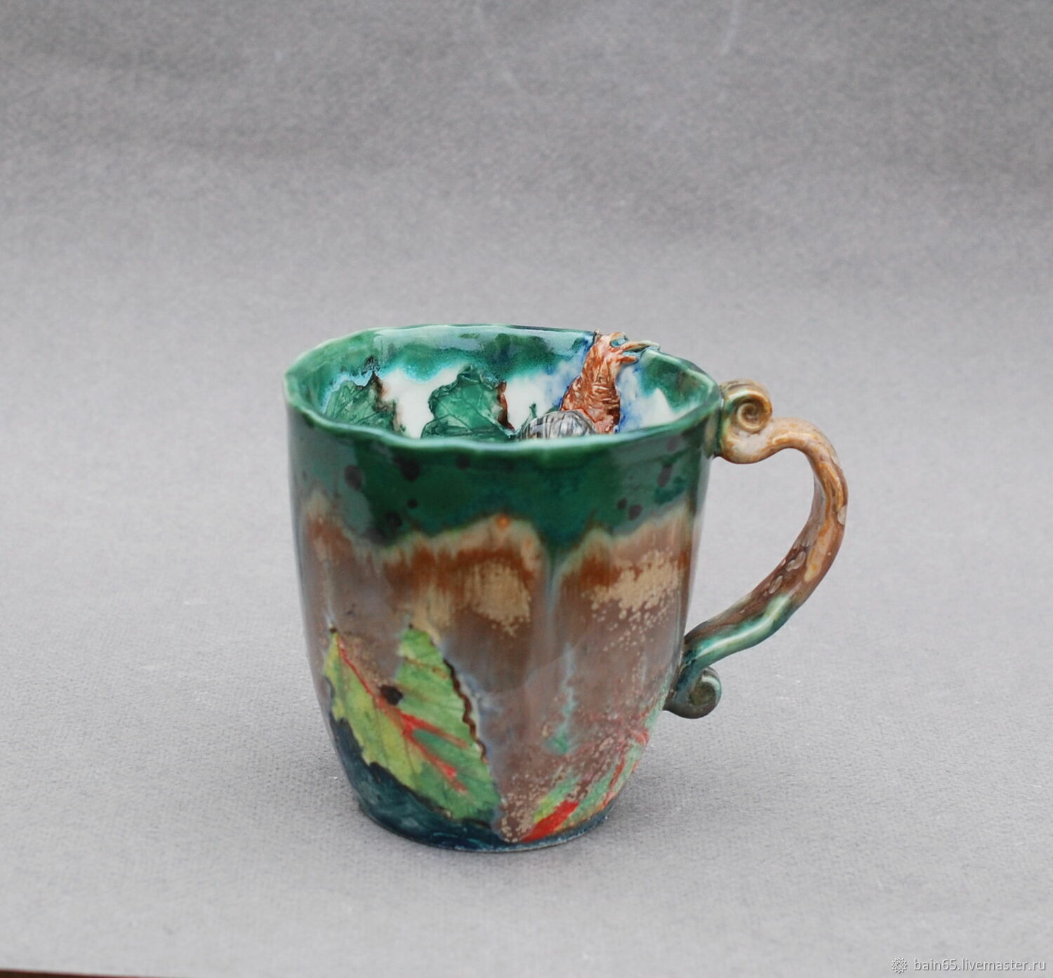 Чашка с выпуклым рисунком, керамика | биржевые-записки.рф
