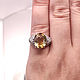 Кольцо с камнями: Цитрин 4.2 ct. и бесцветный Циркон. Кольца. Зов Камня - магазин украшений. Ярмарка Мастеров.  Фото №5