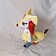 Брайксен покемон огненного типа. Braixen. Мягкие игрушки. Ольга Стасенко (kuklomirtoydolls). Ярмарка Мастеров.  Фото №4