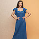 Order Summer sundress blue. SHAPAR - knitting clothes. Livemaster. . Dresses Фото №3