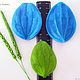 'PLANTAIN LEAF' SILICONE MOLD (WEINER). Molds for making flowers. Mozza-Flowers. Online shopping on My Livemaster.  Фото №2