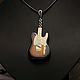 Кулон в виде гитары Fender Telecaster Richie Kotzen. Кулон. Елена SAVELLE. Ярмарка Мастеров.  Фото №4