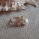 Кольцо "Орхидея". Жемчуг Shell Pearl, Бижутерия класса Люкс. Кольца. Tatyana's Jewelry for the soul. Ярмарка Мастеров.  Фото №5