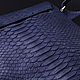 Men's shoulder bag made of genuine python leather IMP0514VC. Men\'s bag. CrocShop. My Livemaster. Фото №10