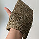 The sponge-mitten, linen, 'Linen'. Washcloths. Mochalka.. My Livemaster. Фото №5