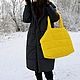 Сумка шоппер "дутая" стеганая из плащевки  Sun, Сумка-шоппер, Тверь,  Фото №1