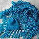 Order Turquoise scarf (shawl). handwerkhof. Livemaster. . Shawls1 Фото №3