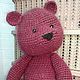 Pink Bear with manicure. Stuffed Toys. Melange Bears. Online shopping on My Livemaster.  Фото №2