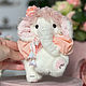 Заказать Слоненок в персиковом воротнике. MyTeddyStore. Ярмарка Мастеров. . Тедди Зверята Фото №3