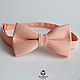 Tie soft peach / butterfly-tie for peach wedding. Ties. Respect Accessories. Online shopping on My Livemaster.  Фото №2