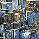 Paintings: pastel drawing pastel city landscape BLUE CITY. Pictures. pictures & decor of TanyaSeptember. My Livemaster. Фото №5