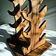 Настольная подставка для 6 ножей с ножнами (чехлы). Подставки. Wood apple decor. Ярмарка Мастеров.  Фото №4